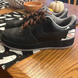 Nike Detroit Bad Boys Air Force Ones.